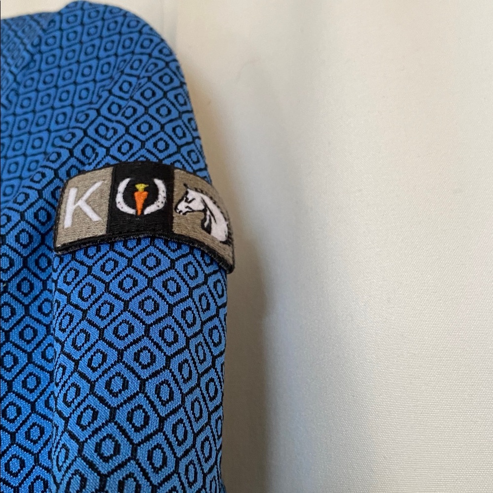 Kerrits Blue Geometric Pattern Top - image 4